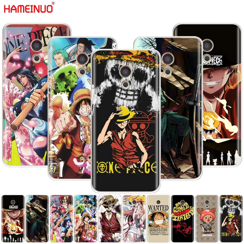 

HAMEINUO One Piece Luffy Zoro Choppe Cover phone Case for Meizu M6 M5 M5S M2 M3 M3S MX4 MX5 MX6 PRO 6 5 U10 U20 note plus