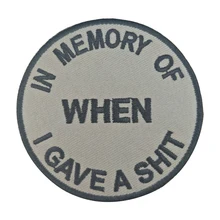 В память о том, когда нашивка с вышитым логотипом жилет всадник на заказ термонаклейки Передняя Байкерская заплатка DIY Экологичная Заказная нашивка