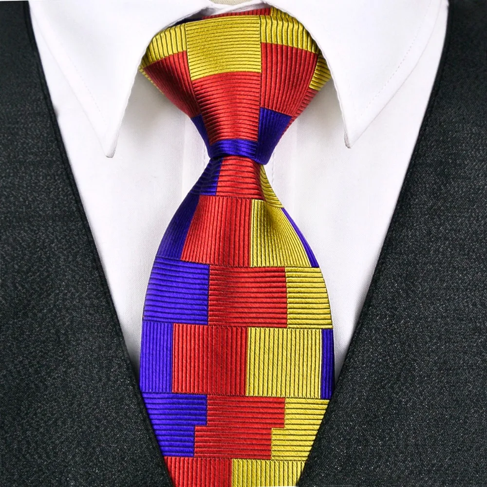 

Classy Paisley Floral Checked Stripes Dots Multicolor Mens Tie Neckties 100% Silk Jacquard Woven Free Shipping Suit Gift For Men