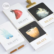 A5 Храброе сердце Sketchbook Жесткий тетрадь путевой дневник журнал пустой страницы Тетрадь DIY Рисунок