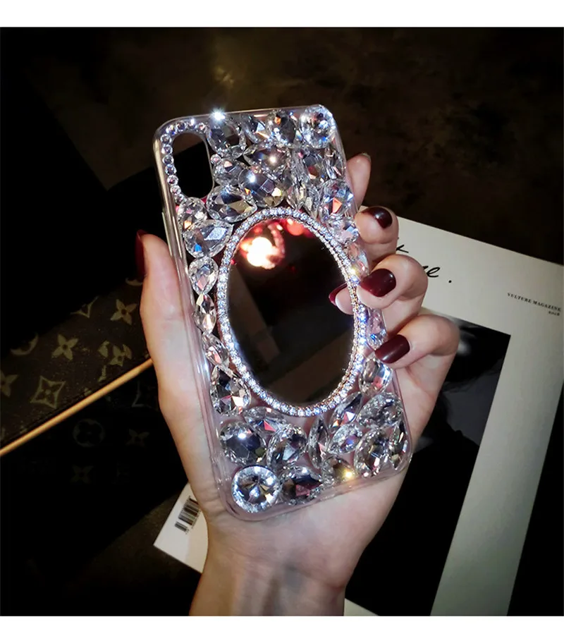 XSMYiss для Huawei Honor 8 9 10 20 Lite V10 V20 7X 8X Nova2 3 4 5 Роскошный Блестящий Кристальный Алмазный
