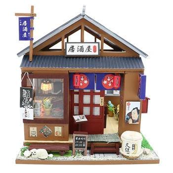 

CUTEBEE DIY Doll House Wooden Doll Houses Miniature dollhouse Furniture Kit Toys for children Christmas Gift M037