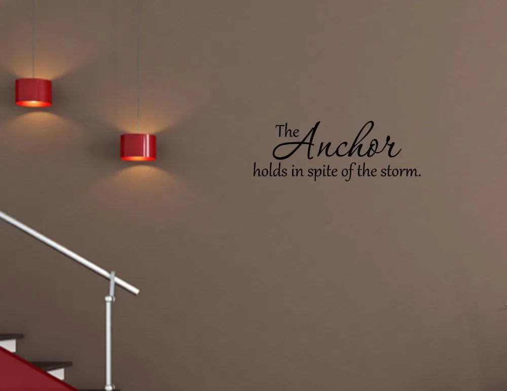 New Home Quotes Impressive The Anchor Holds Vinyl Wall Quotes Sayings Words Lettering Decals New Home Quotes Amusing The Anchor Holds Vinyl Wall Quotes Sayings Words Lettering Decals