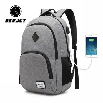

New Men women Backpacks USB Charging Male Casual Back bag Travel Teenager Student back to School Notebook Laptop BackPack BB004