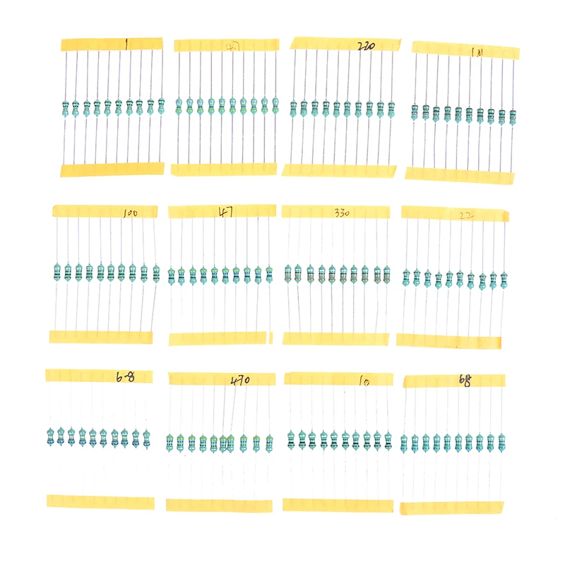 

120Pcs/Set Ring Inductance 0410 DIP 1/2W 2UH-1MH Each 10 Inductors Assorted Set Kit 12 Colors