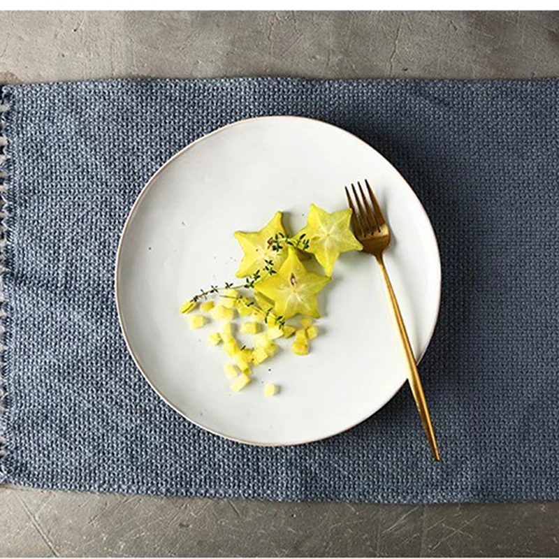 65*37cm Table Fabric Napkins Wedding Kitchen Napkins Tea Towels Tassel