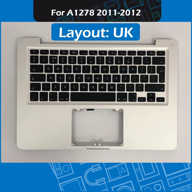 A1278 Top Case + английская клавиатура для Macbook Pro 13 &quotA1278 Topcase замена ладони 2011 2012|Сумки и