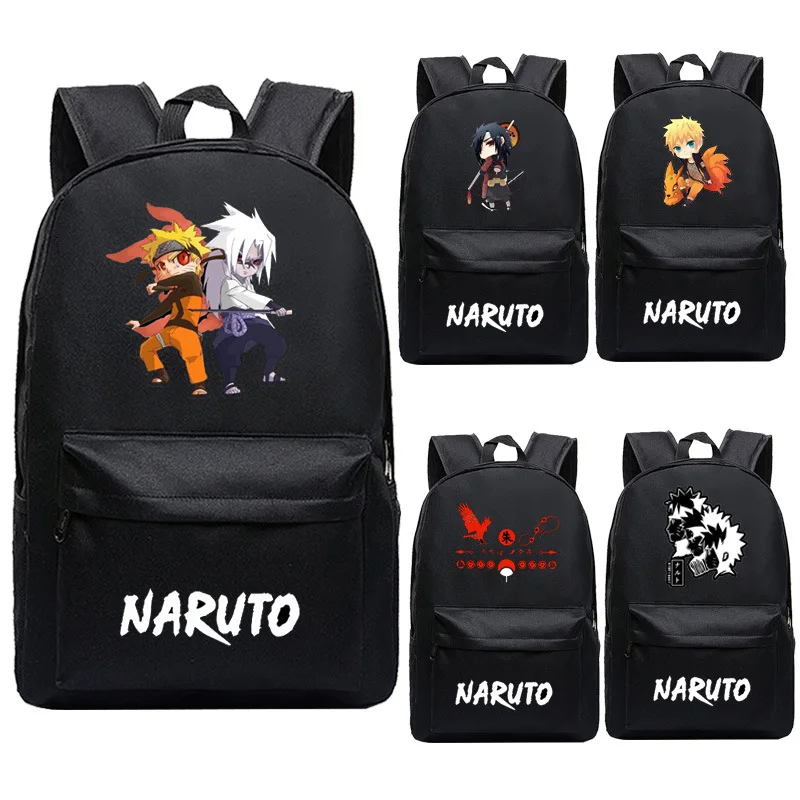 Аниме Uzumaki Naruto рюкзак для школьников школьные сумки мальчиков и девочек