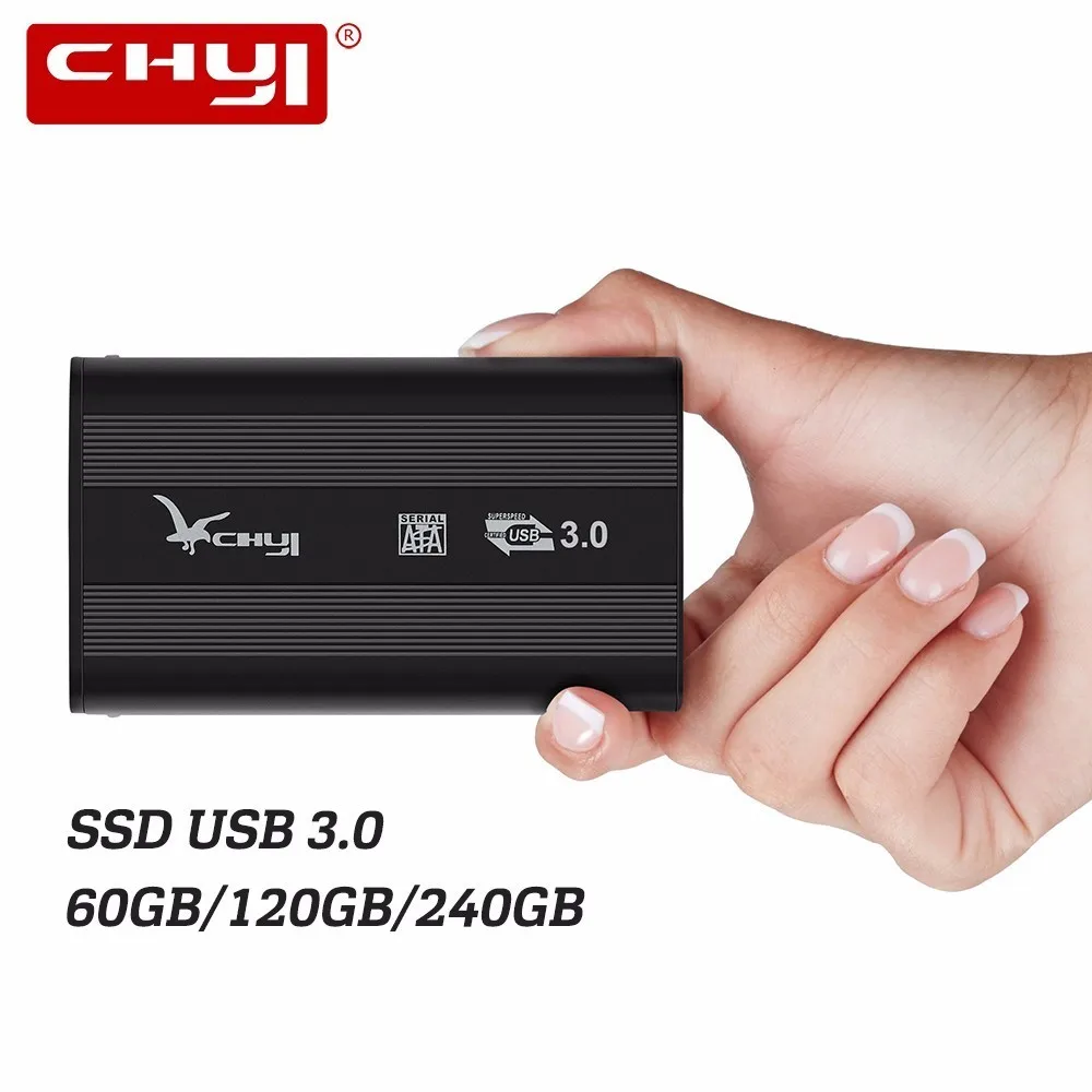 CHUYI Newest External SSD USB3 0 Portable Hard Drive 60 120 240GB External Solid State Drives
