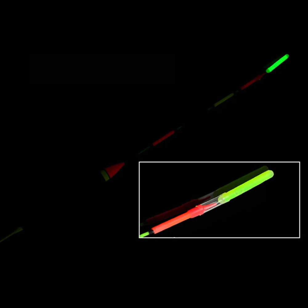 Поплавок для рыбалки флуоресцентный 4,5*37 мм люминесцентный поплавок ночной поплавок для удочки, светящиеся в темноте палочки для рыбалки 5 шт. 10 шт. 15 шт. 30 шт. 50 шт