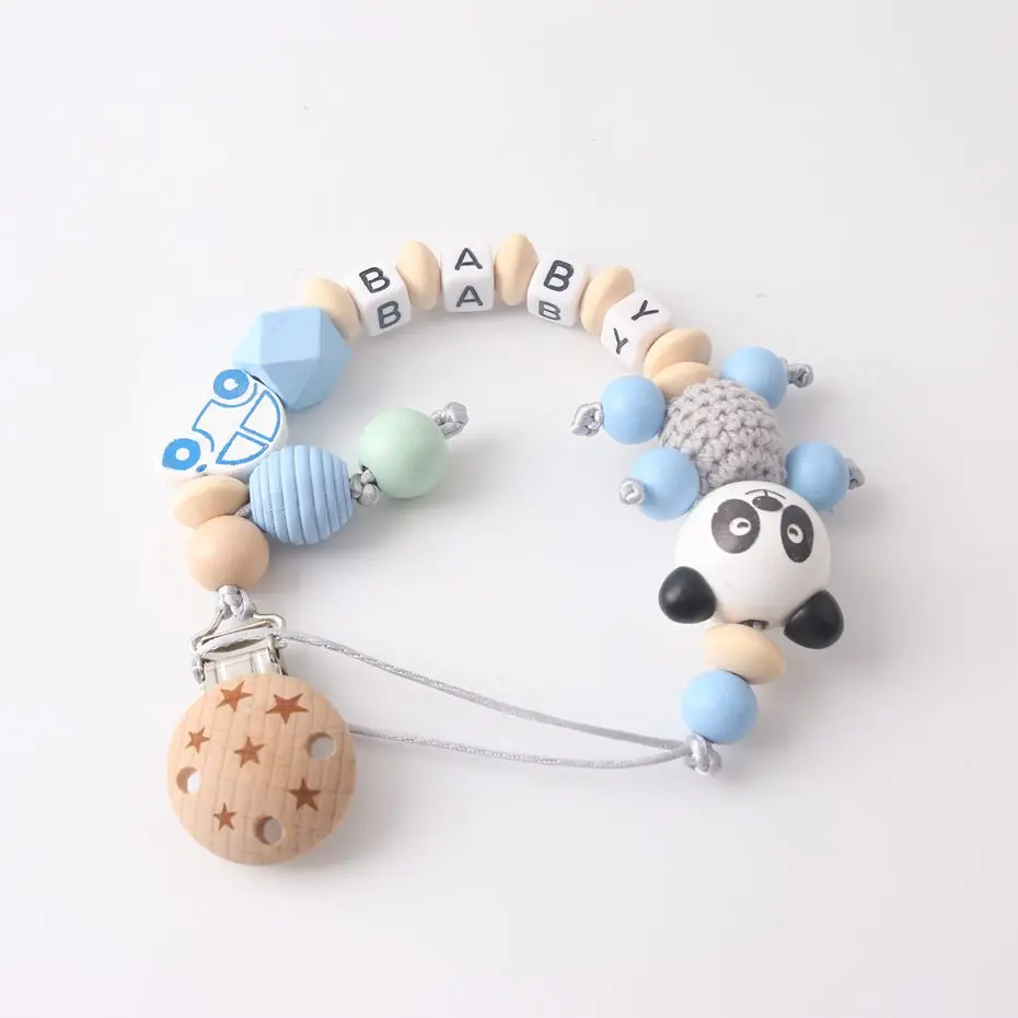 1pc Pacifier Clip Bear Shape Car Wood Beads Personalized Nurse Gifts Bink Clip BPA Free Wooden Teething Toys Pacifier Chain 1pc Pacifier Clip Bear Shape Car Wood Beads Personalized Nurse Gifts Bink Clip BPA Free Wooden Teething Toys Pacifier Chain