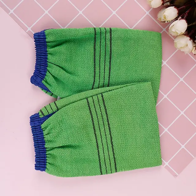 Best Price 1 Pcs/Lot Korea Hammam Scrub Mitt Magic Peeling Glove Exfoliating Tan Removal Mitt Bath Brushes