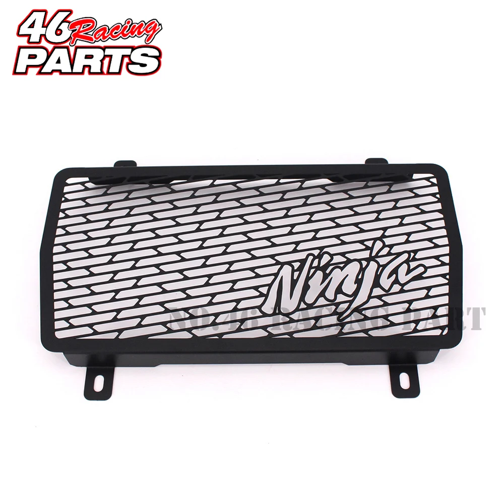 Black Motorcycle Accessories Radiator Guard For Kawasaki NINJA 250 300 Ninja250 Ninja300 Ninja 250R 300R Free