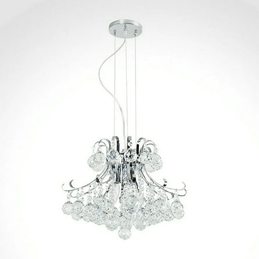 

Modern Luxurious Crystal Pendant Lights Sitting room K9 Crystal Lamps of Contracted Study Bedroom Home Lighting