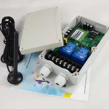 GSM-CTL GSM remote control box ( double channel big power relay output )(quad band)