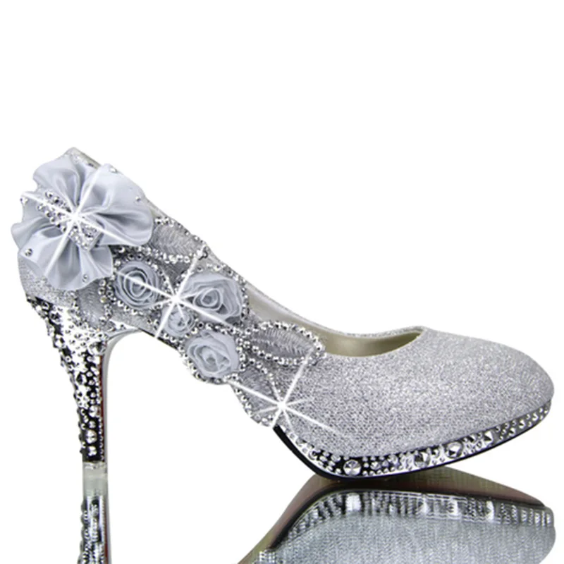 silver 8cm Яркие свадебные туфли; женские туфли-лодочки; пикантные женские туфли на очень высоком каблуке; модная женская обувь для вечеринок; тонкий каблук 8 см; 10 см; YX721 - Цвет: silver 8cm