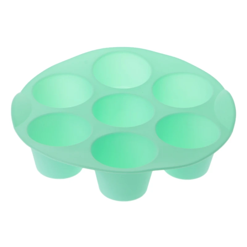 

7-Cup Round Silicone Cupcake Cake Mold Baking Chocolate Jelly Muffin Pan Mould