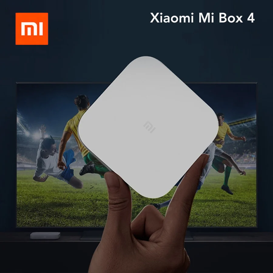 

Chinese Version Xiaomi Mi Box 4 Smart Voice Control Android TV Set-Top Box Bluetooth 4.1 2GB RAM + 8GB ROM 2.4G Wi-Fi 4K HDR