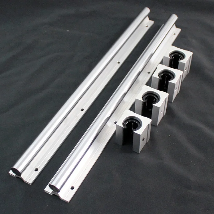 2 pcs SBR25 Linearf/ührung mit 4 pcs SBR25UU teil l/änge 500mm