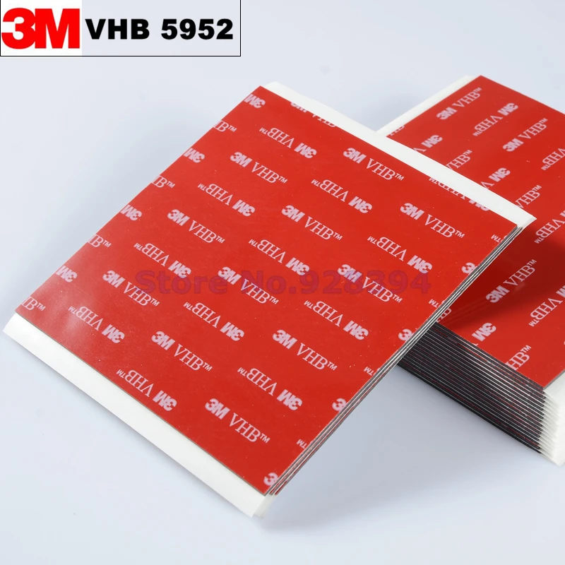 5 шт./лот 3M VHB 5952 сверхпрочная Двухсторонняя клейкая акриловая пенопластовая