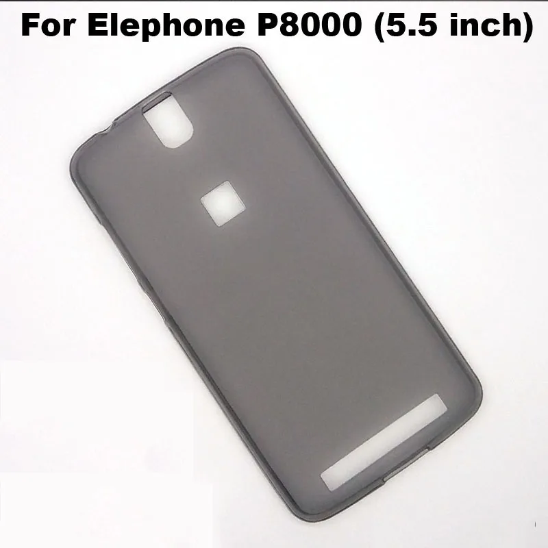 

2PCS P8000 Soft Silicone Skin Case for elephone P8000 Cover Anti-Scratch Transparent Matte Protective Frosted Shield Shell Bag
