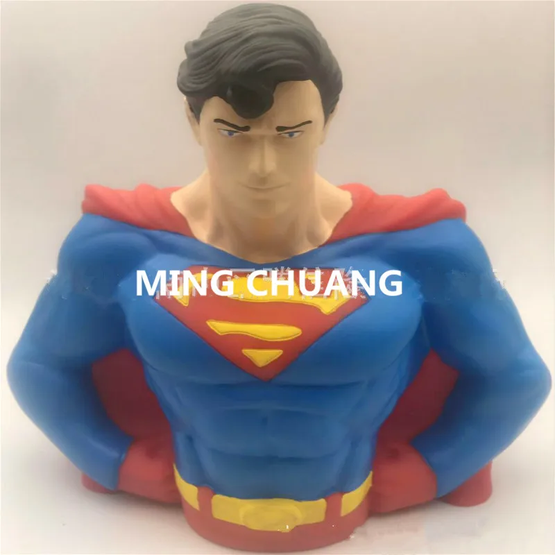 

Justice League Batman Superman Clown Wonder Woman The Flash Cyborg Money-box Piggy Bank Vinyl Collectible Model Toy OPP D114