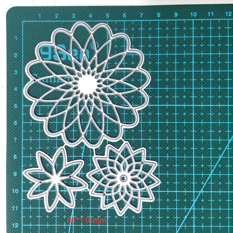 Штампы для скрапбукинга Doily Flower из углеродистой стали изготовления карт шаблон