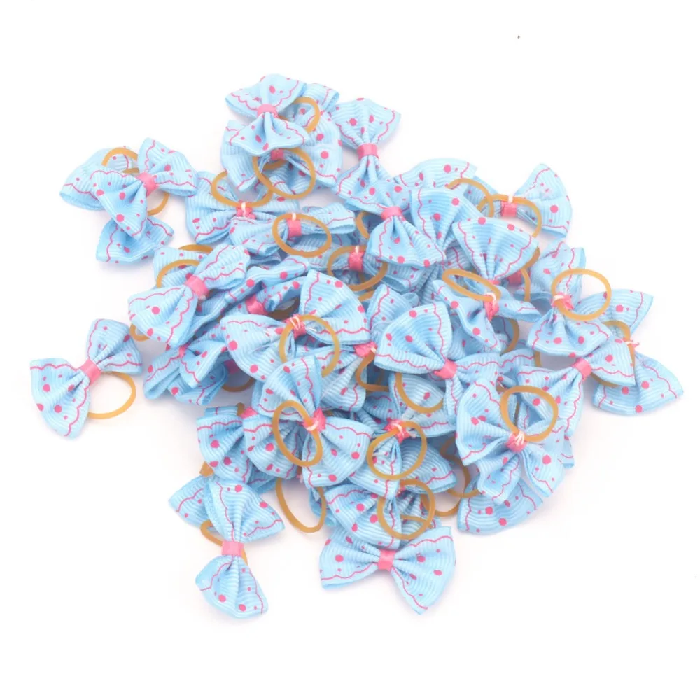 

Small Dogs Bows Hair For Pets Puppy christmas Accessories Supplies Dog Hair Clips Yorkshire Grooming Bows noeud pour chien