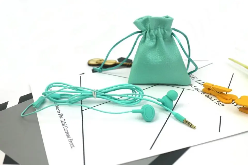 Детские наушники-вкладыши 3,5 мм милые Мультяшные наушники с сумкой для хранения микрофона для Xiaomi девочек дети вызов ipad мобильный телефон