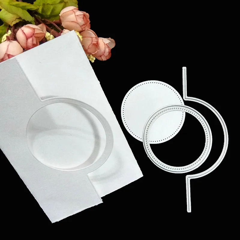

Half circle Cover Frame Metal Cutting DiesCutting Dies 2018 New for DIY Scrapbooking Decorative Dies