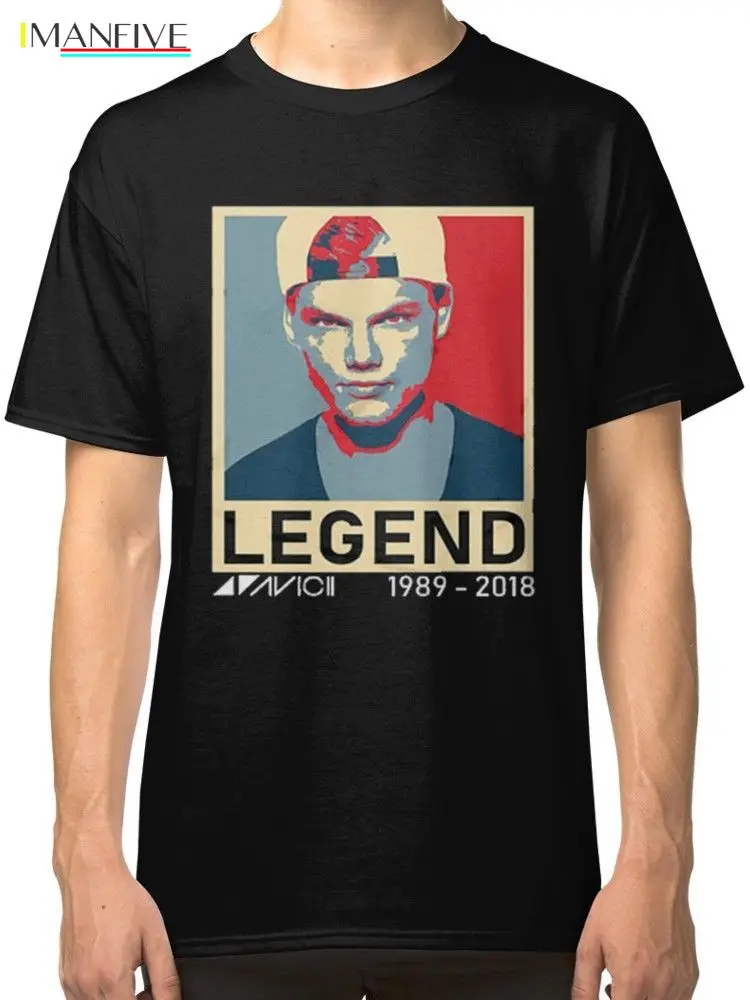 

AVICII The Legend T-Shirt Tees Clothing tshirt new hip hop fashion top free shipping 2019 officia