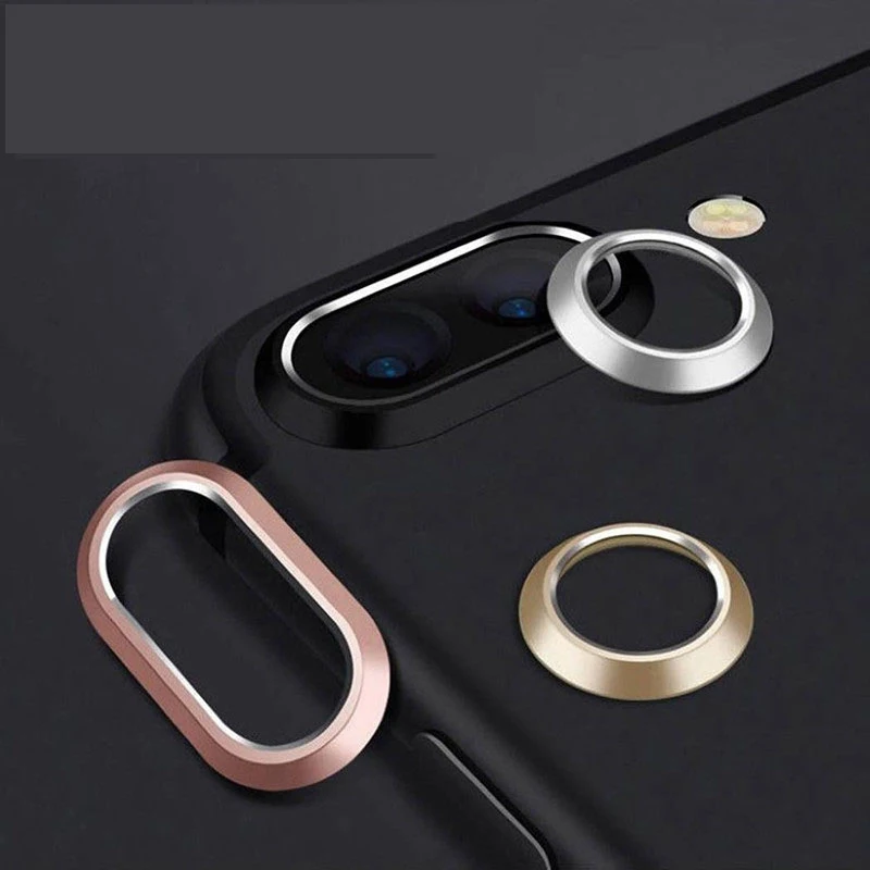 

Back Camera Lens Screen Protector For iPhone x xs max xr 7 8 6 plus metal Mobile Phone Lens protection ring Guard circle Cover