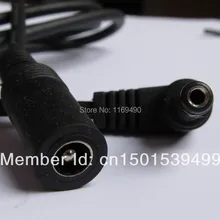 22AWG 5 шт. 5,5x2,1 мм/5,5*2,1 разъем питания постоянного тока кабель-удлинитель для женщин на обоих концах для подключения внешних устройств в форме буквы L шнур 1,2 метр/3.9ft