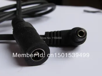 

Free shipping 22AWG 5pcs 5.5x2.1mm / 5.5*2.1 DC power plug extension cable female to male L shape cord 1.2 Meter /3.9ft