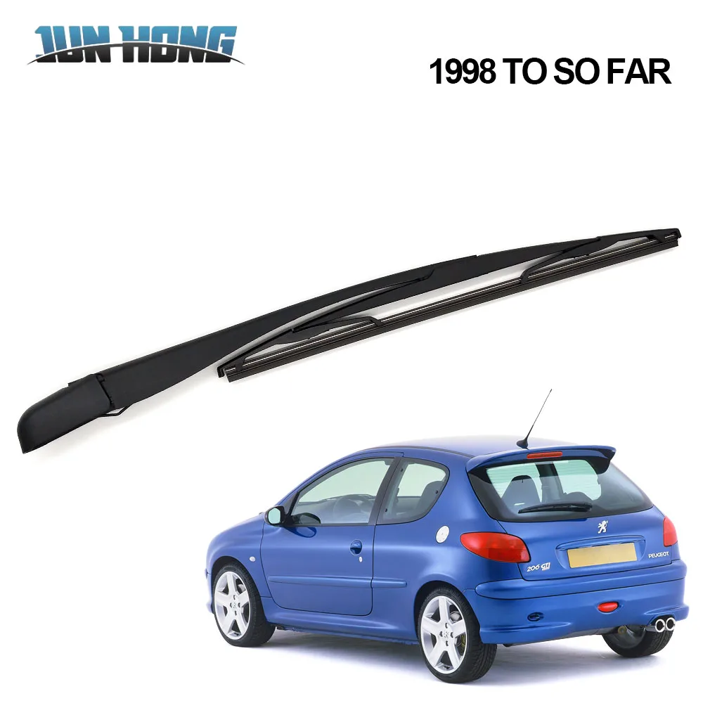 JunHong Rear Wiper Blade And Arm For PEUGEOT 206 PEUGEOT 207 1998 To So