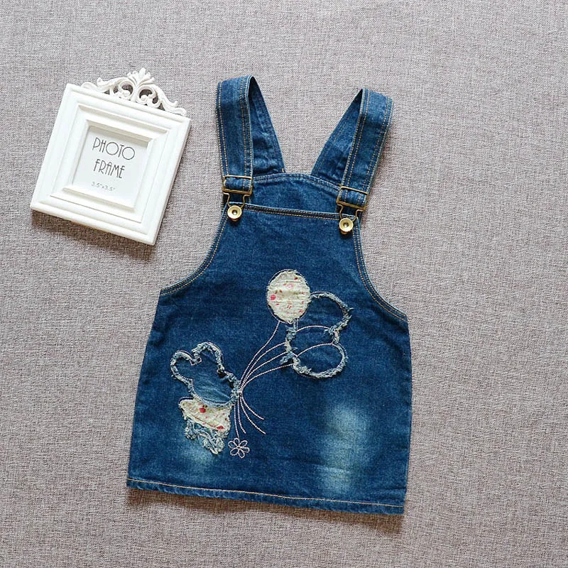 Baby girl Overalls dress Toddler Clothing summer Bodysuit denim dress
