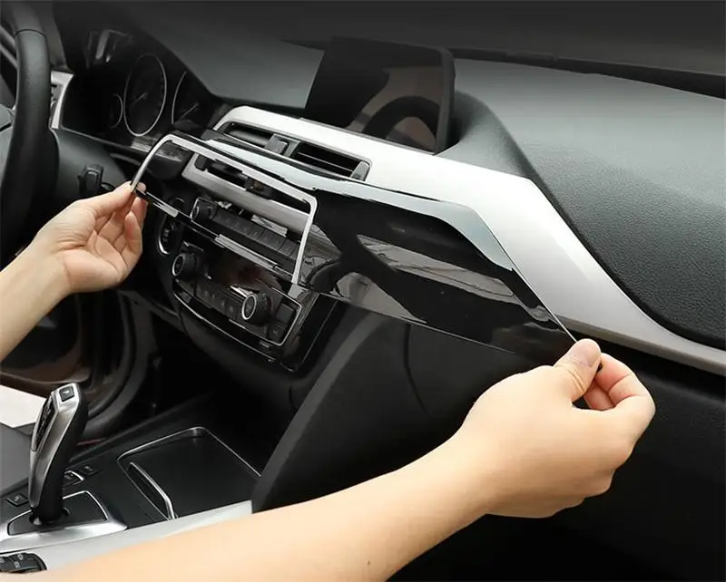 Автомобильный Стайлинг, передняя вентиляционная панель, Центральная крышка, наклейки, Накладка для BMW 3, 4 серии, 3GT, F30, F32, F34, аксессуары для салона автомобиля