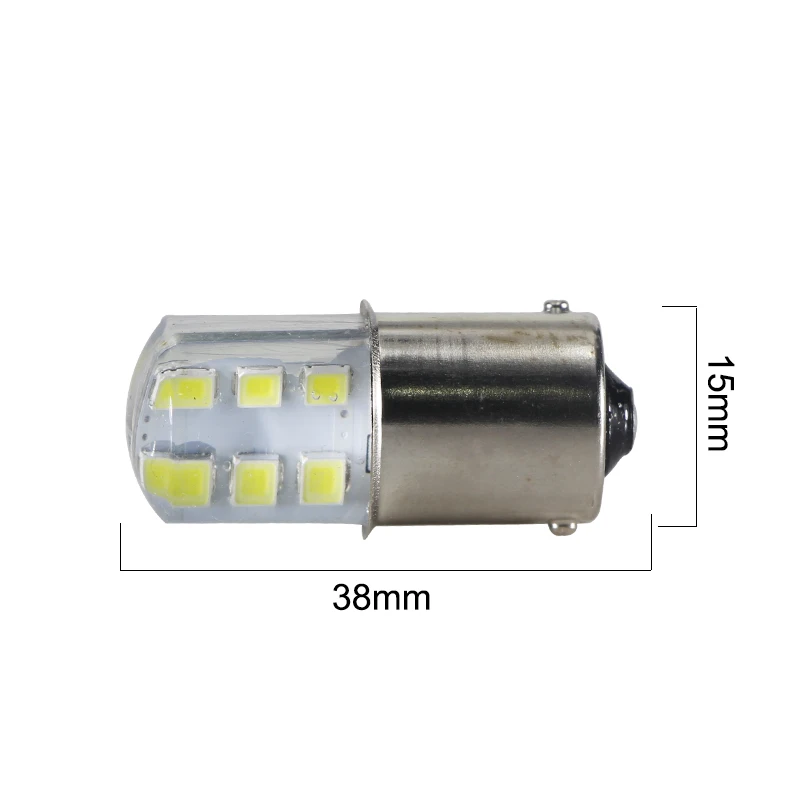 1156 2835 12 leds bulb size 