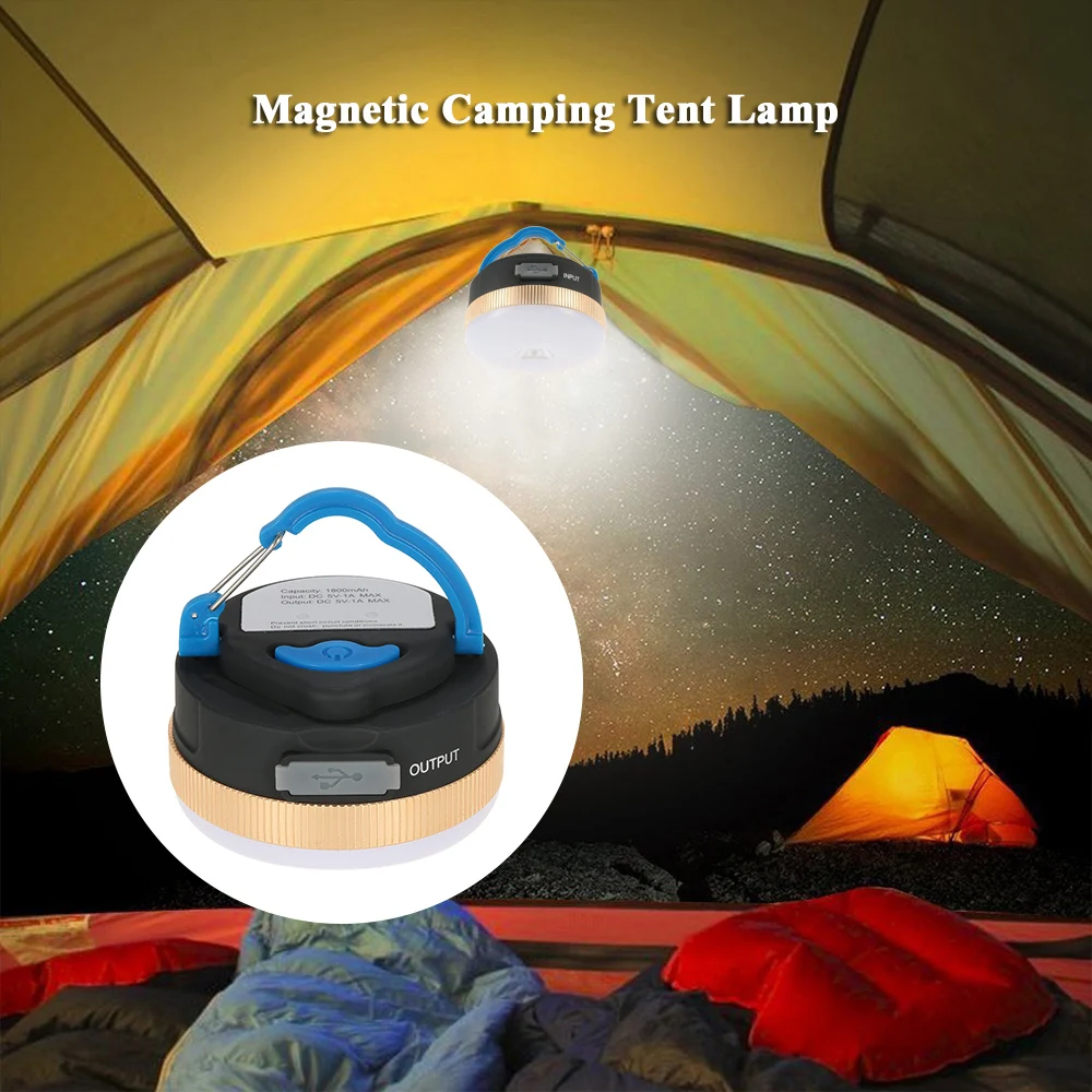 Super Bright Waterproof Lamp 300LM LED Camping Tent Lamp 4
