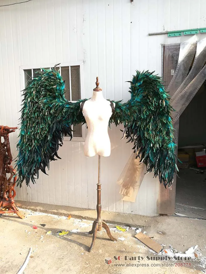 

Adults' Big size Beautiful SEXY feather wings Gorgeous angel wings for Fashion show shooting COS props Pure handmade