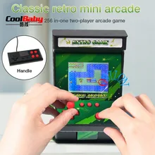 Мини аркадная портативная Ретро игровая консоль с 256 классическими играми Gameboy с дополнительным джойстиком портативный контроллер