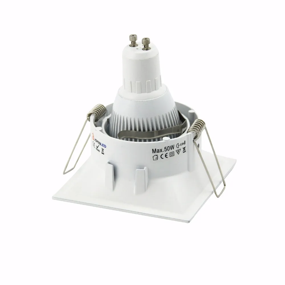 Fire Rated Square Led Ceiling Light Fixture Recessed Light Fixture of led spotlight Down Light