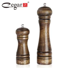2 Teile/satz 5 “und 8” Eichenholz Pfeffer Gewürzmühle Grinder Set Handheld Gewürz Mühle Kochen Werkzeuge Setzen