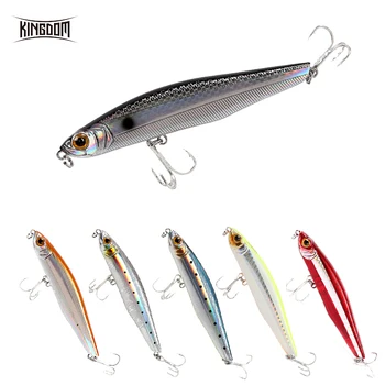 

Kingdom Fishing Wobblers Hard Lure Sinking Pencil Lure 100mm 29.7g,85mm 19.4g Sea Bass 6pcs/lot Artificial Lure Model 5503