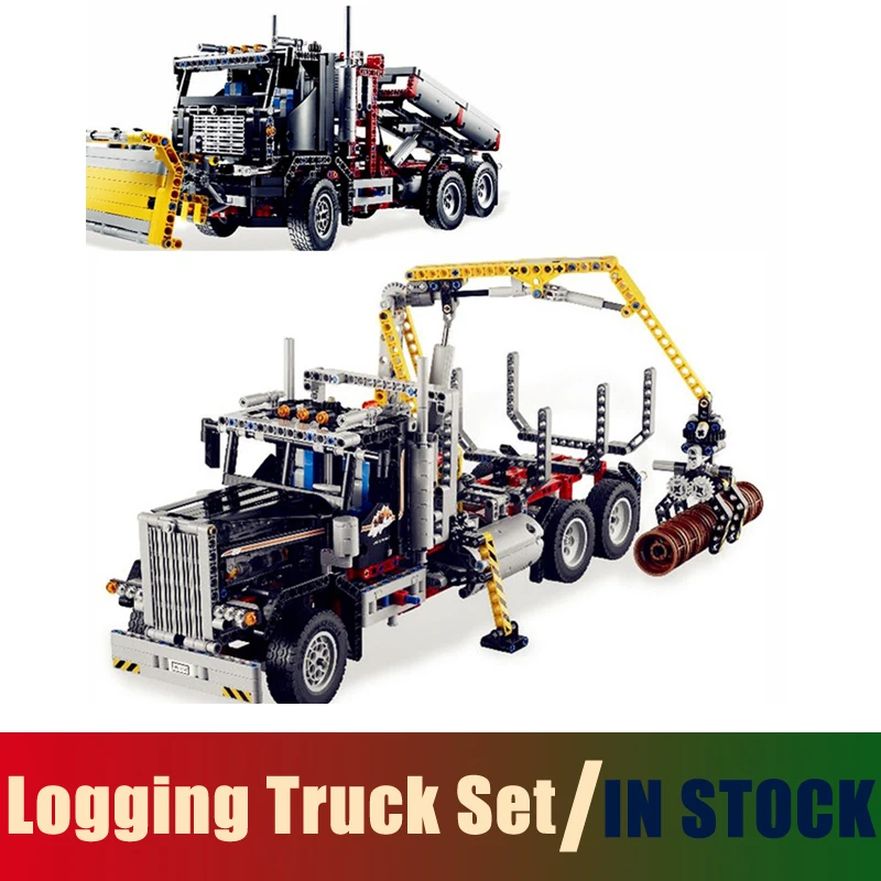 

Compatible Lego Technic Series 9397 Models Building Toy Logging Truck Set 1338pcs 20059 Building Blocks Toys & Hobbies