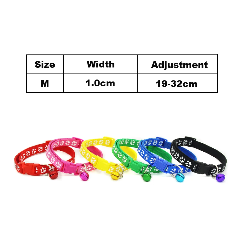 cat collar with bell-size