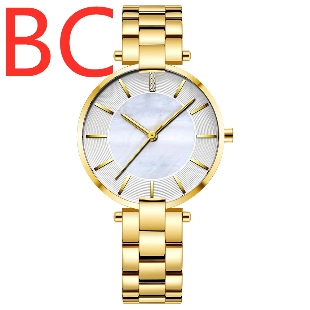

BC New Print Logo Watches Fashion for Couple Casual Sport Quartz Clock watches Unisex Top Brand Luxury Business watch waterproof