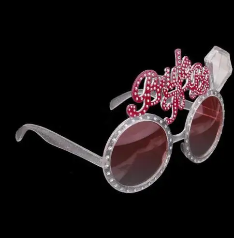cheap Bride To Be Glasses Hen Night single Party Accessories Fancy Dress Creative Novelty Bling Pink Glasses wedding event hot gift