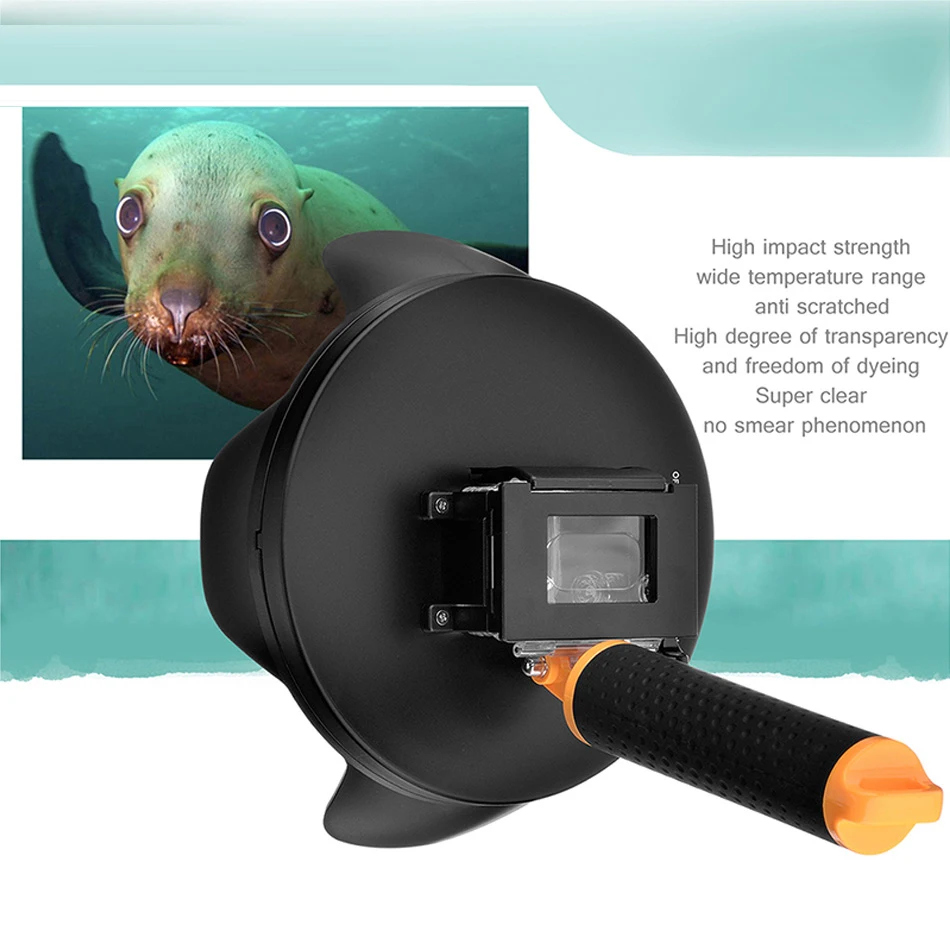 SHOOT водонепроницаемый чехол для GoPro Hero 4 аксессуары купольный объектив прозрачный