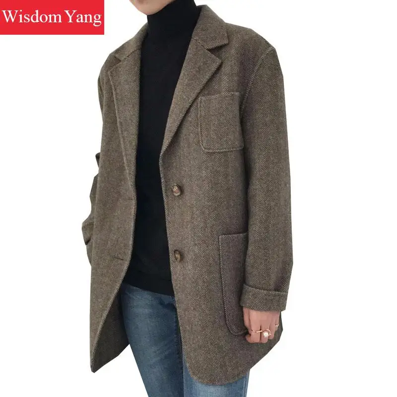 Elegante Beige Kaki Grijs Vrouwen Jassen Winter Korte 2018 Vrouwelijke Wollen Overjas Wollen Volledige Mouw Vrouw Casual Jas Lady Bovenkleding Elegante Beige Kaki Grijs Vrouwen Jassen Winter Korte 2018 Vrouwelijke Wollen Overjas Wollen Volledige Mouw Vrouw Casual Jas Lady Bovenkleding